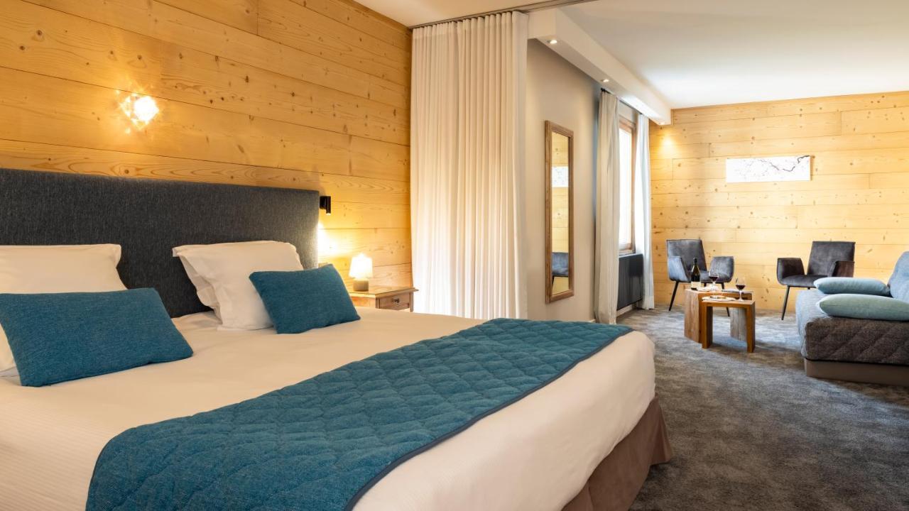 Hotel Les Grillons Talloires Bagian luar foto