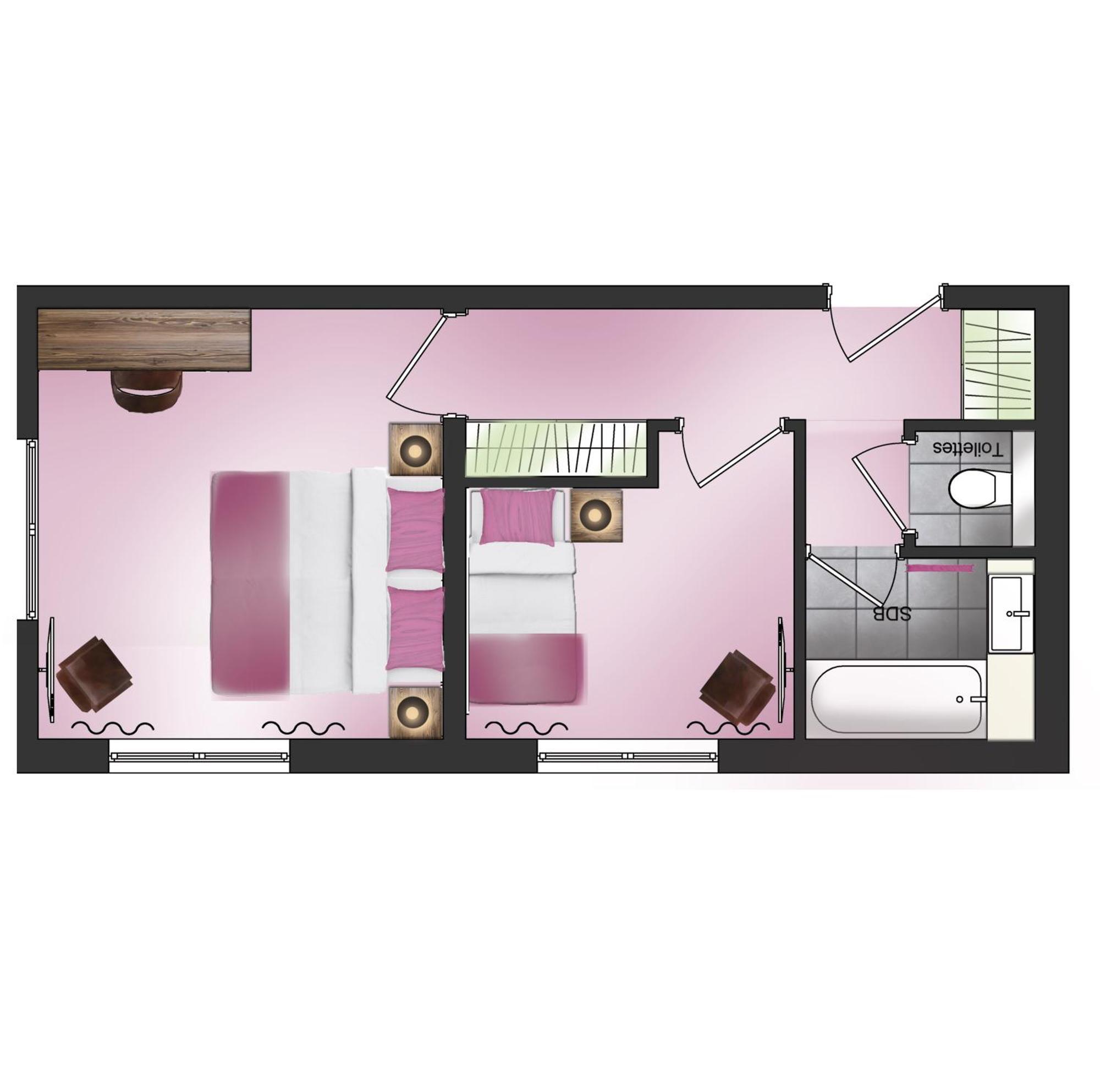 Hotel Les Grillons Talloires Ruang foto